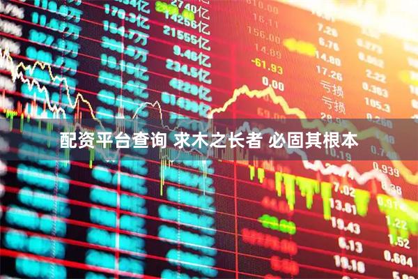 配资平台查询 求木之长者 必固其根本